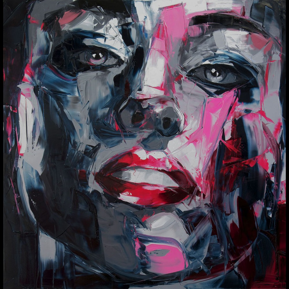 Francoise Nielly Portrait Palette Painting Expression Face122